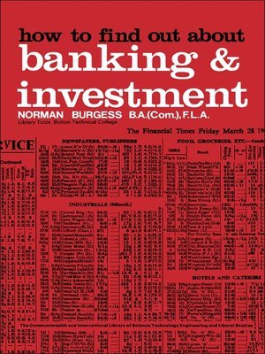 cover image of How to Find Out About Banking and Investment